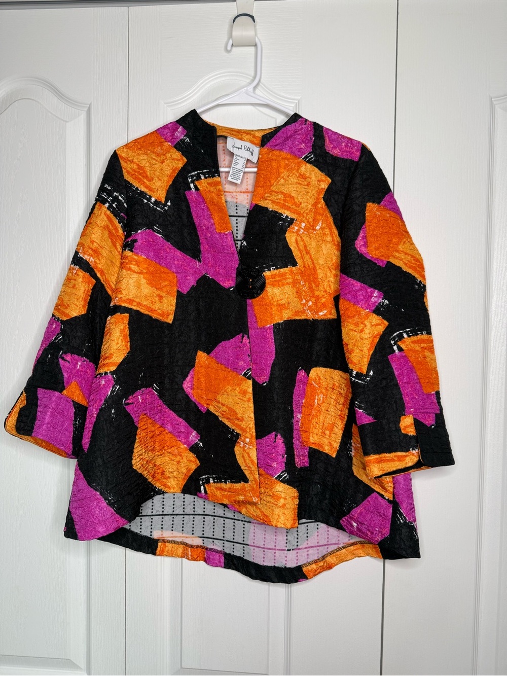 Joseph Ribkoff Geometric print jacket size 10